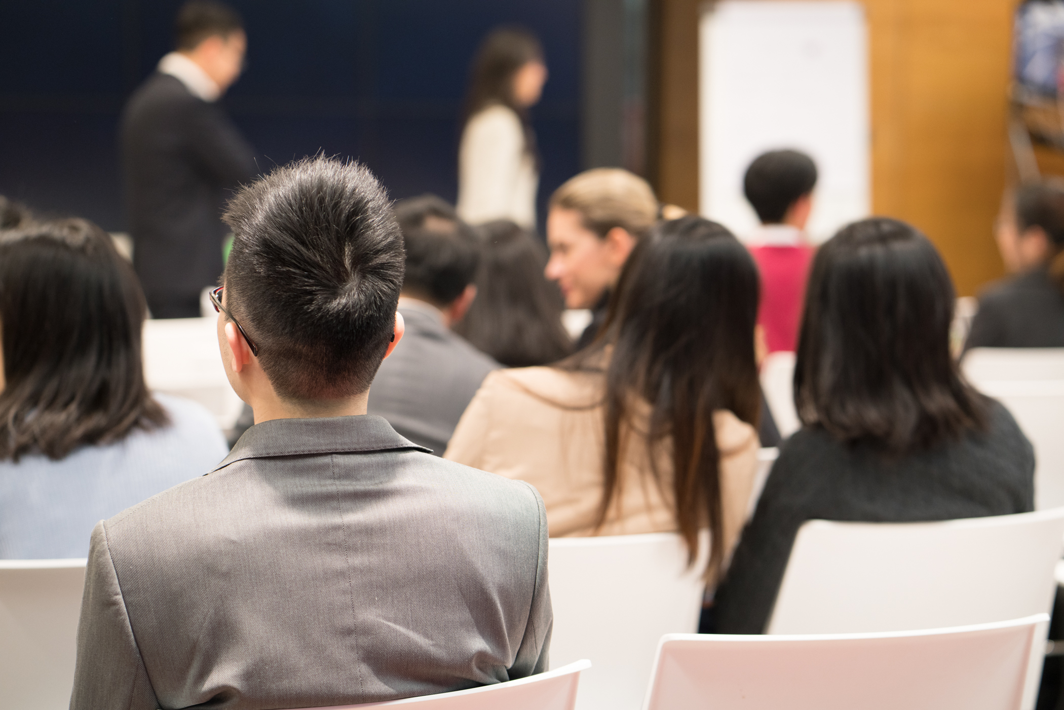 Law undergraduates from various universities attended the event. 